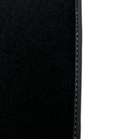 Black Floor Mats for Ferrari F12 Berlinetta (2012-2022) with Leather - AutoWin