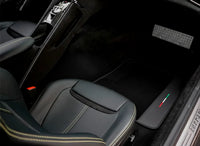 tappetini auto neri per Ferrari GTC4 Lusso (2016-2023) con pelle