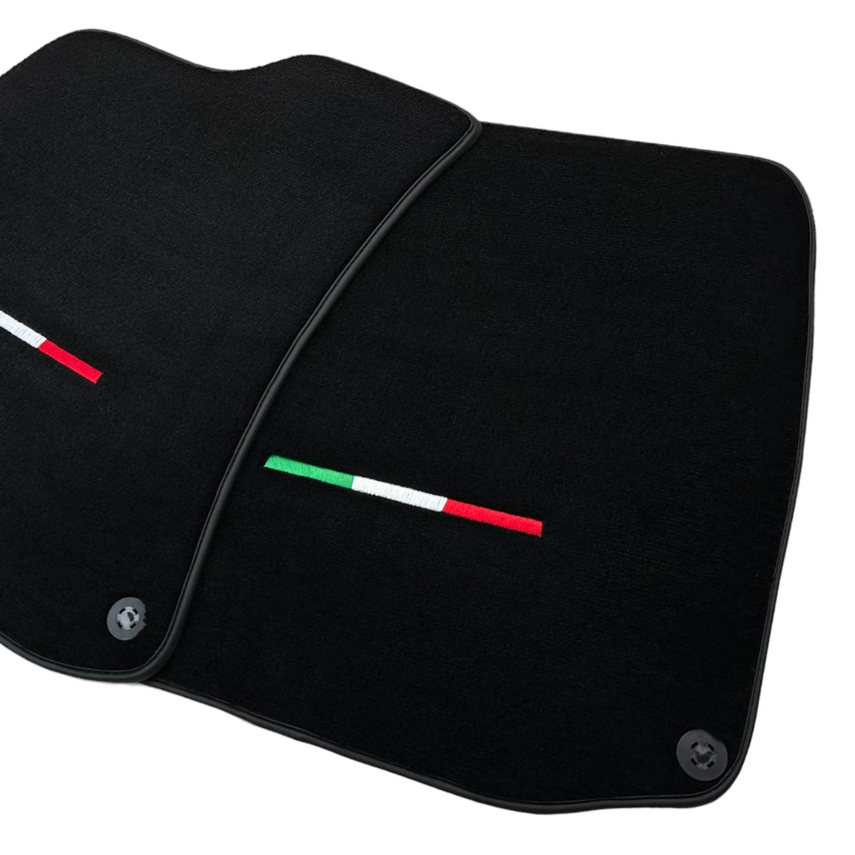 Black Floor Mats For Ferrari Portofino (2018-2023) Italian Edition - AutoWin