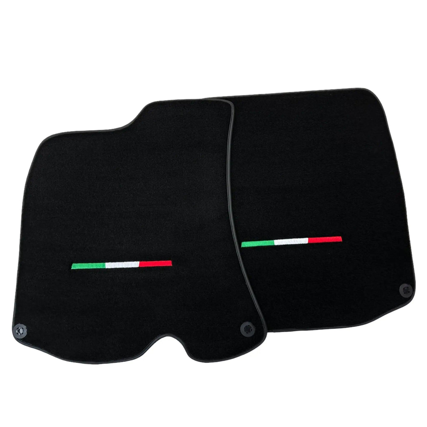 Black Floor Mats For Ferrari Roma (2021-2024) Italian Edition - AutoWin