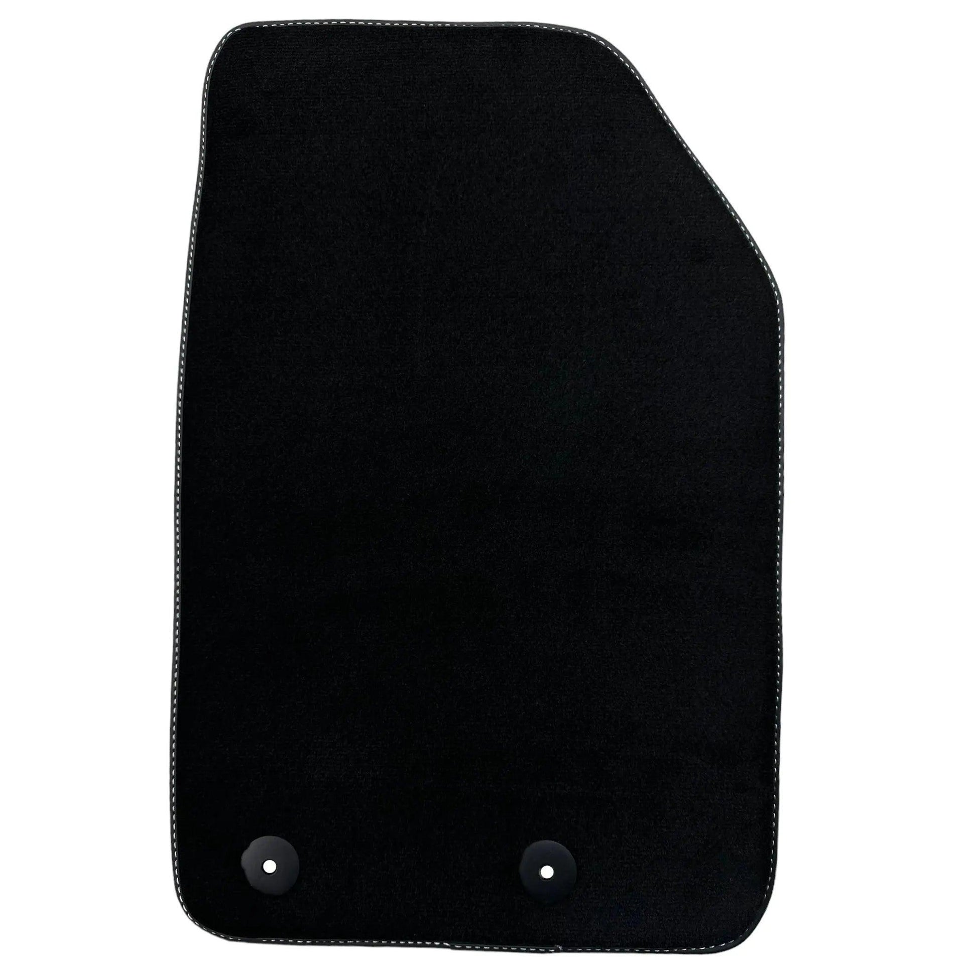 Black Floor Mats for Fiat 500 (2008-2013) | Black Trim - AutoWin