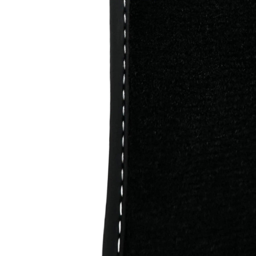 Black Floor Mats for Fiat 500 (2008-2013) | Black Trim - AutoWin