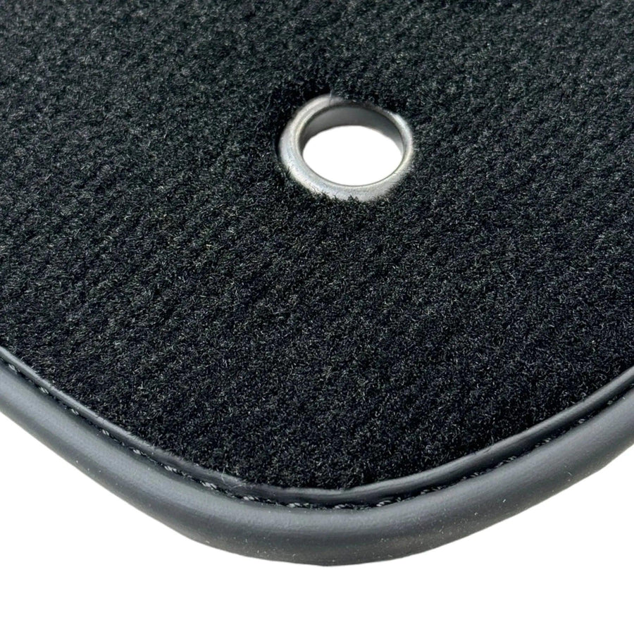 Black Floor Mats for Jeep Wrangler JK (2007-2018) 5 Doors Double Fixation - AutoWin