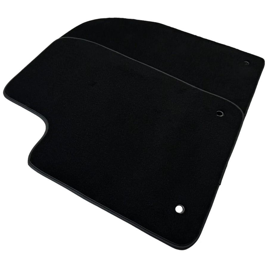 Black Floor Mats for Jeep Wrangler JK (2007-2018) 5 Doors Single Fixation - AutoWin