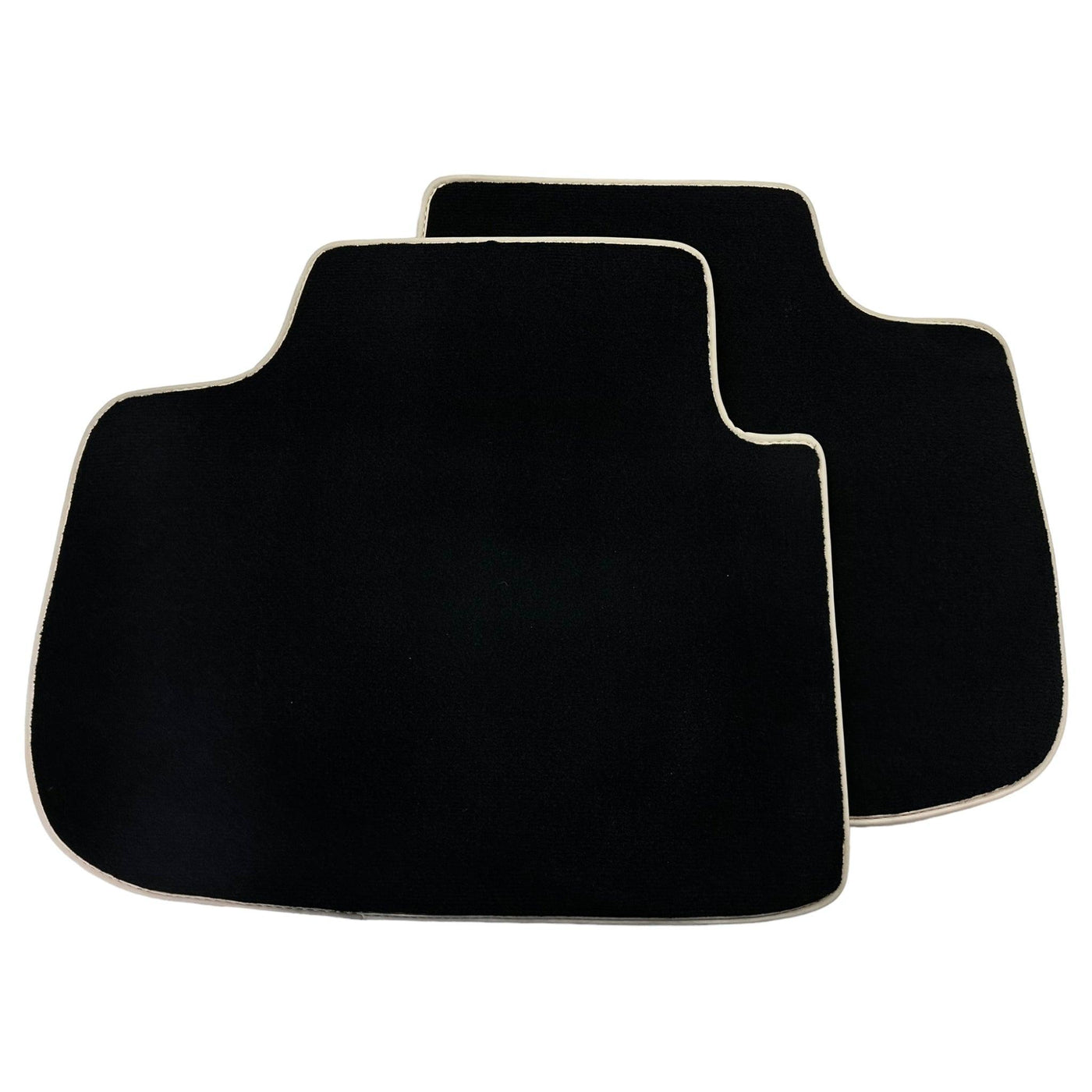 Black Floor Mats For Kia Sportage (1994-2002) ER56 Design | Beige Trim - AutoWin