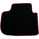 Black Floor Mats For Kia Sportage (1994-2002) ER56 Design | Red Trim - AutoWin