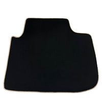 Black Floor Mats For Kia Sportage (1994-2002) with Beige Trim - AutoWin