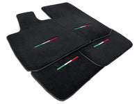 Black Floor Mats For Maserati Coupé (2001-2007) Italy Edition - AutoWin
