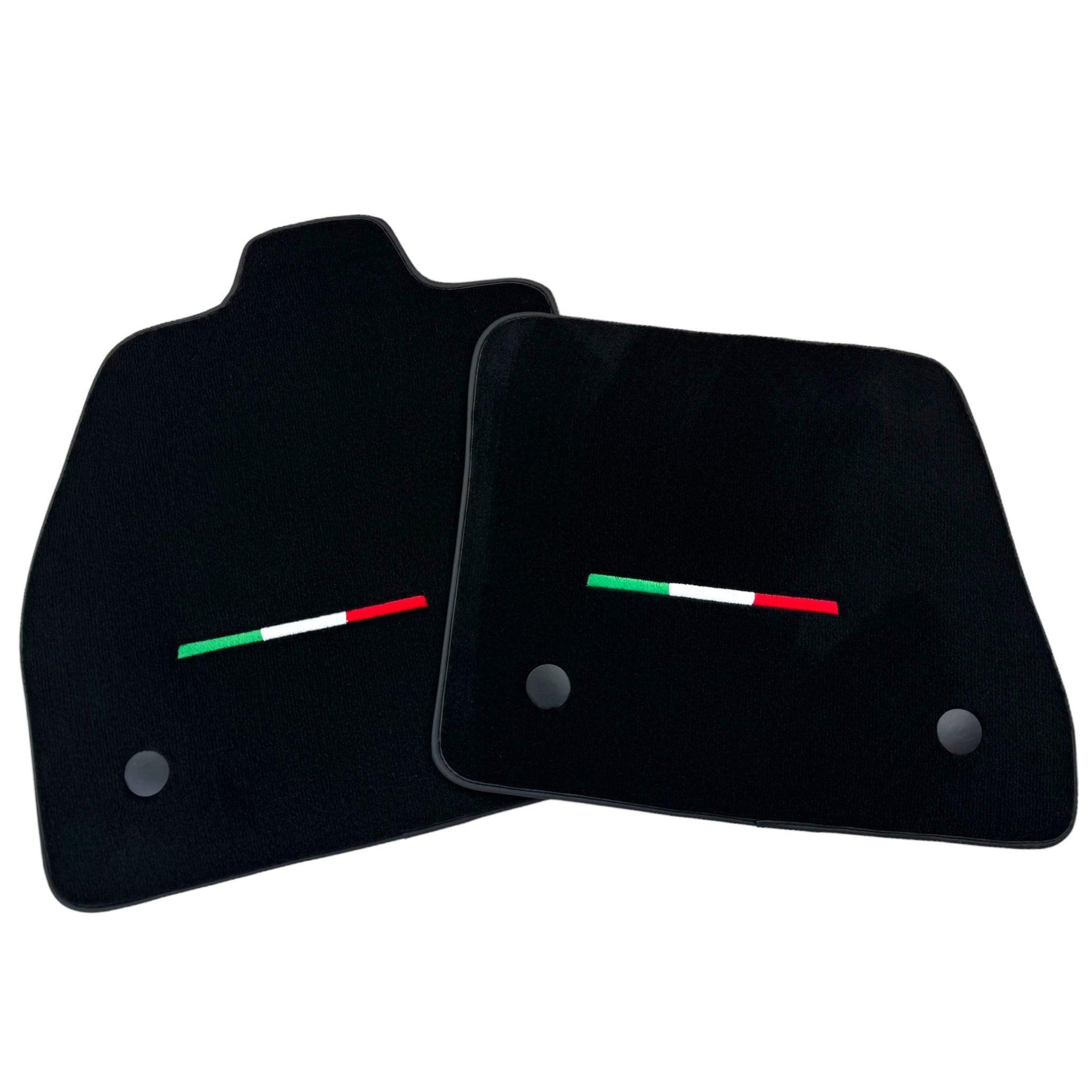 Black Floor Mats For Maserati MC20 (2020-2023) Italy Edition - AutoWin