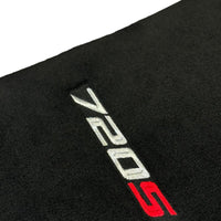 Black Floor Mats for McLaren 720S Tailored Carpets Set AutoWin - AutoWin