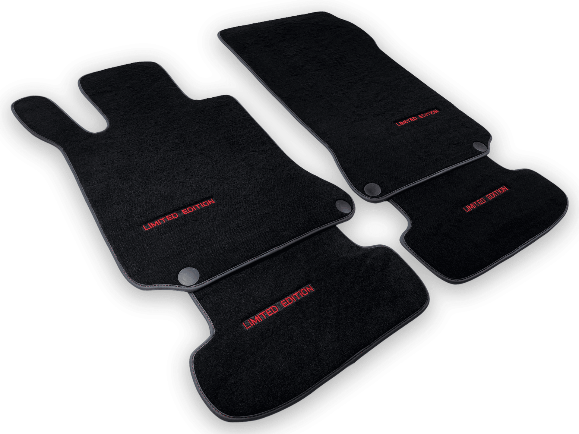 Black Floor Mats For Mercedes Benz C-Class S203 Estate (2001-2007) | Limited Edition - AutoWin