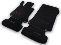 Black Floor Mats For Mercedes Benz C-Class S203 Estate (2001-2007) | Limited Edition - AutoWin