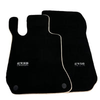 Black Floor Mats For Mercedes-Benz C-Class W204 (2007-2014) ER56 Design - AutoWin