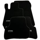 Black Floor Mats For Mercedes-Benz C Class W204 Coupe 2012-2015 ER56 Design - AutoWin