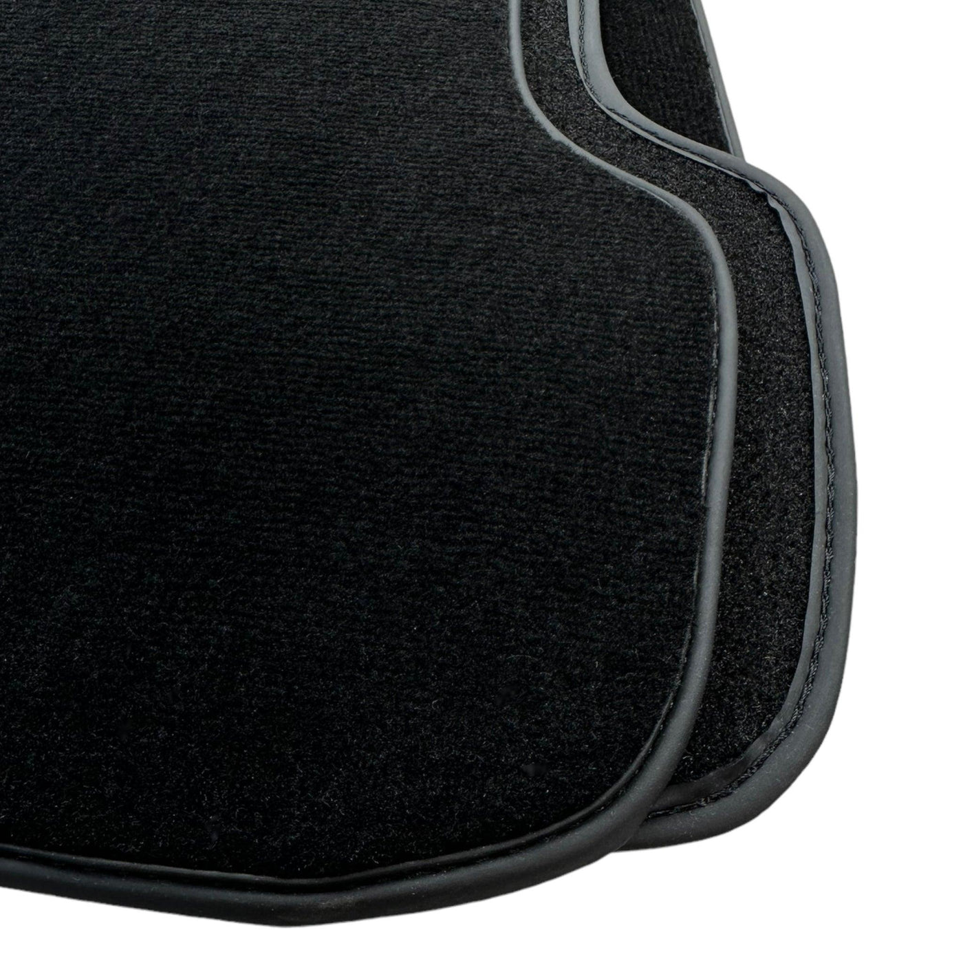Black Floor Mats For Mercedes-Benz C Class W204 Coupe 2012-2015 ER56 Design - AutoWin