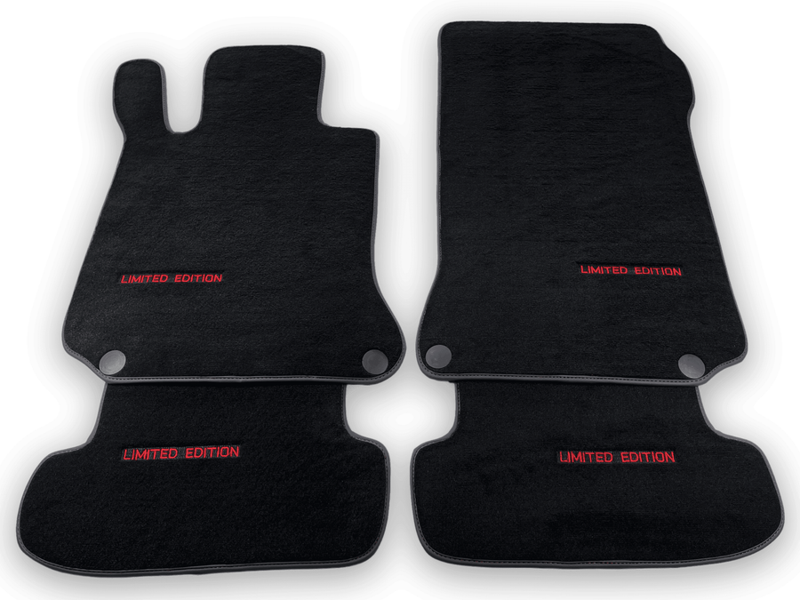 Black Floor Mats For Mercedes Benz CL-Class C215 Coupe (1999-2006) | Limited Edition - AutoWin