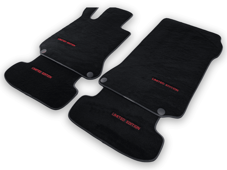 Black Floor Mats For Mercedes Benz CLA-Class X118 Shooting Brake (2019-2023) | Limited Edition - AutoWin