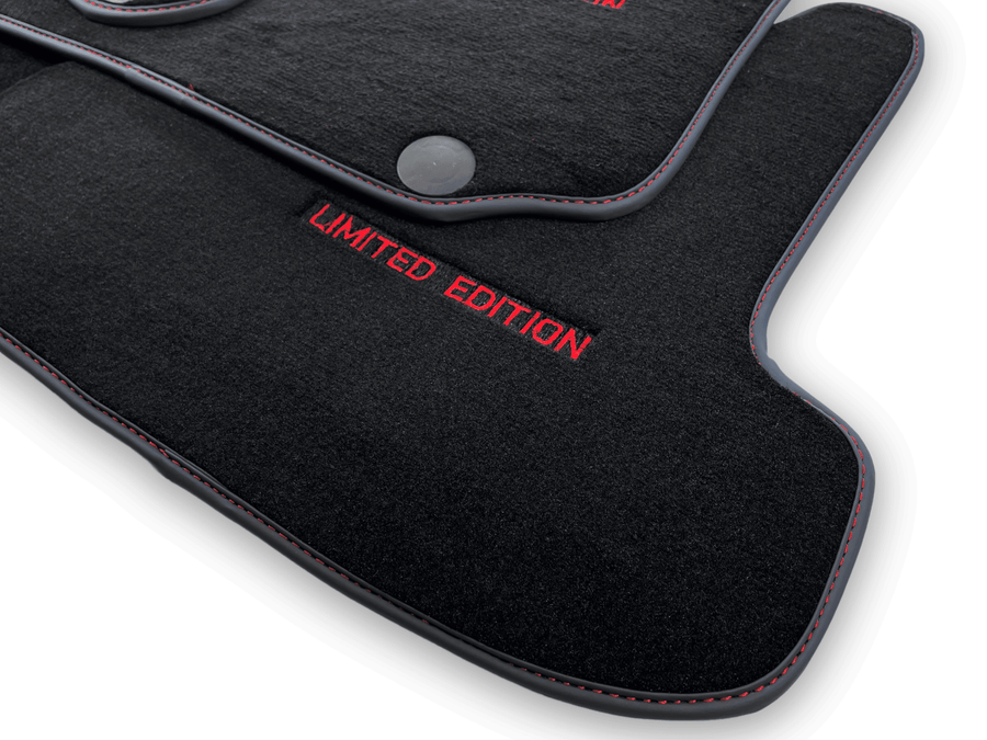 Black Floor Mats For Mercedes Benz CLA-Class X118 Shooting Brake (2019-2023) | Limited Edition - AutoWin