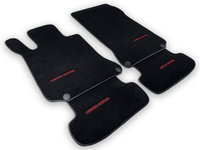 Black Floor Mats For Mercedes Benz CLC-Class CL203 (2008 - 2011) | Limited Edition - AutoWin