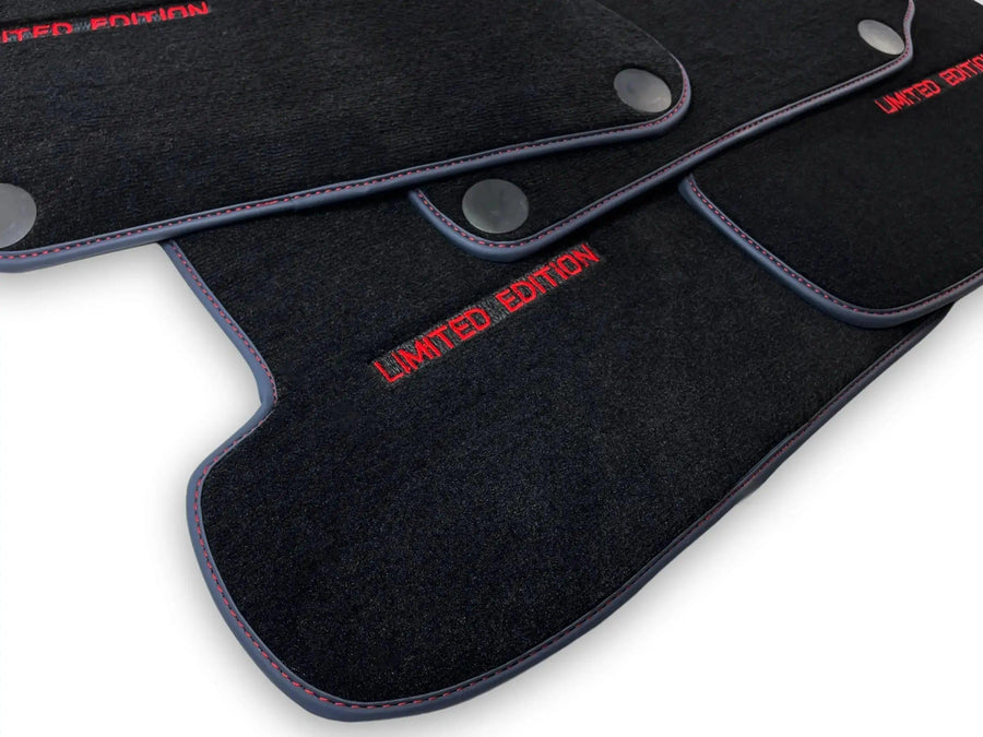 Black Floor Mats For Mercedes Benz E-Class S211 Estate 4Matic (2003-2009) | Limited Edition - AutoWin
