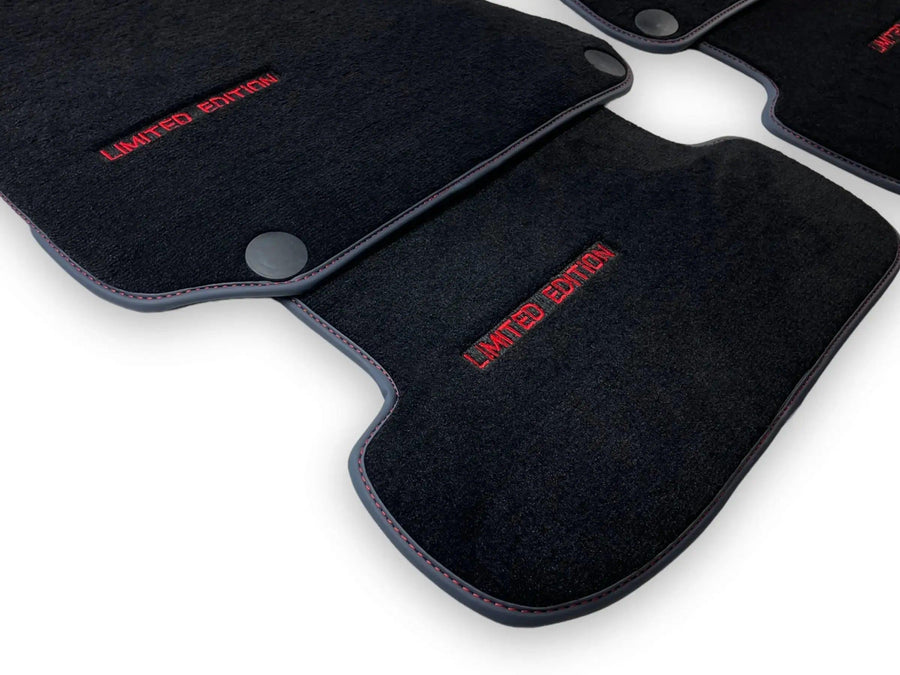 Black Floor Mats For Mercedes Benz E-Class S211 Estate 4Matic (2003-2009) | Limited Edition - AutoWin