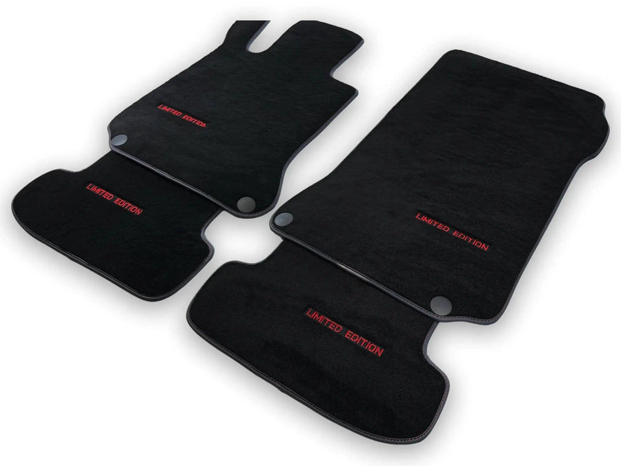 Black Floor Mats For Mercedes Benz E-Class S212 Estate Facelift (2013-2016) | Limited Edition - AutoWin