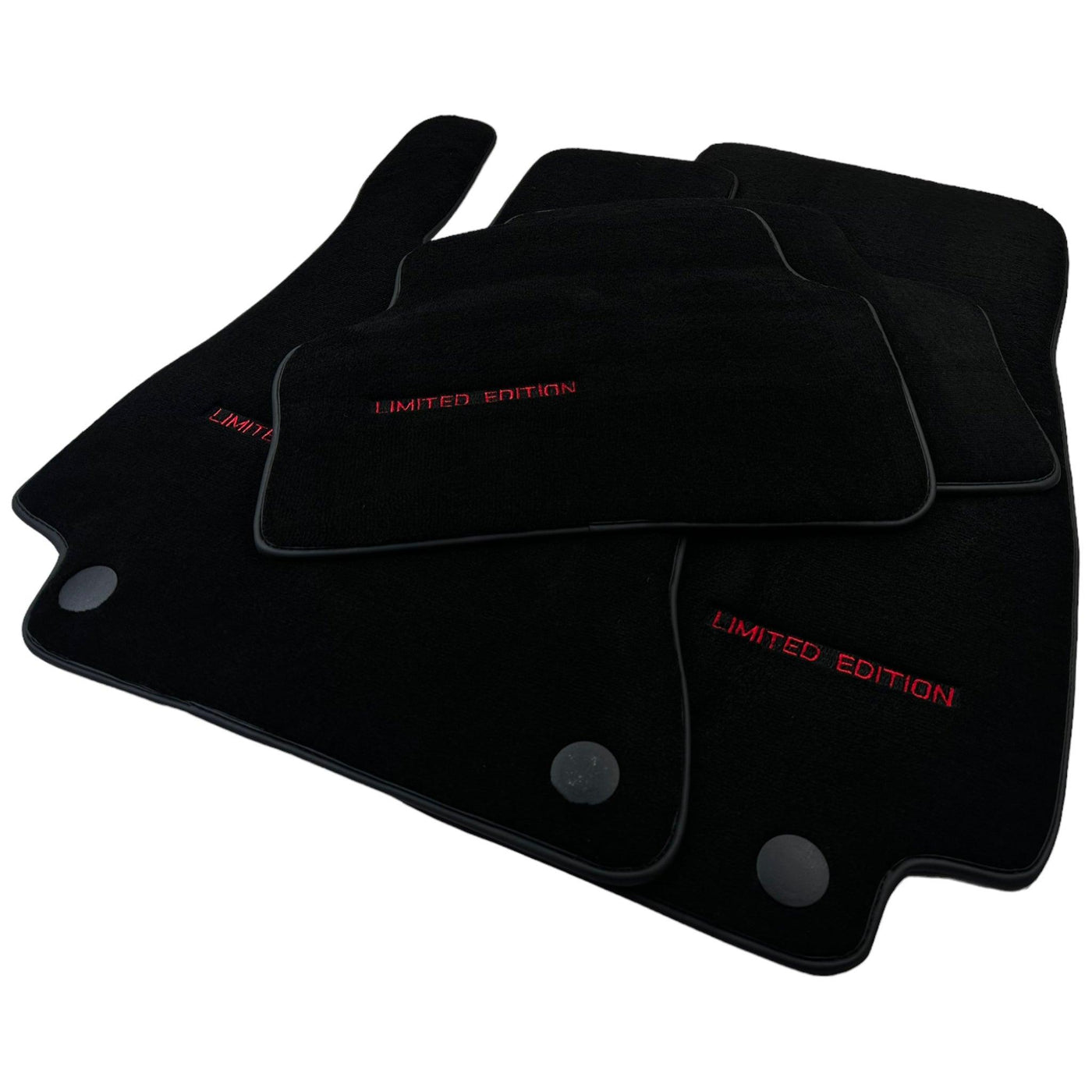 Black Floor Mats For Mercedes Benz E-Class W213 Sedan (2016-2020) | Limited Edition - AutoWin