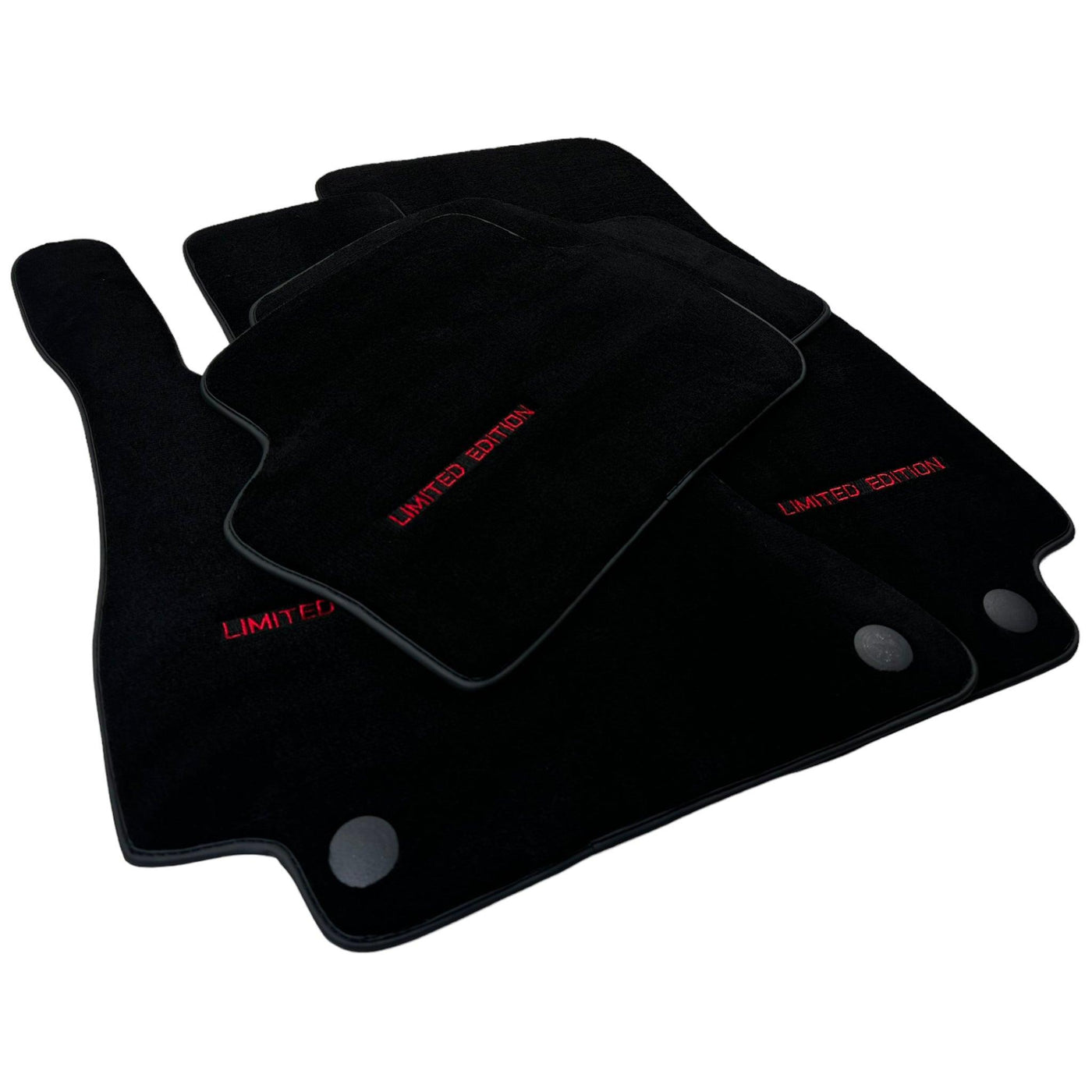 Black Floor Mats For Mercedes Benz E-Class W213 Sedan (2016-2020) | Limited Edition - AutoWin