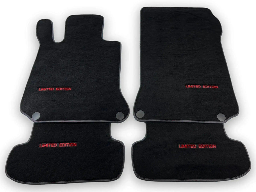 Black Floor Mats For Mercedes Benz EQB-Class X243 (2022-2024) | Limited Edition - AutoWin