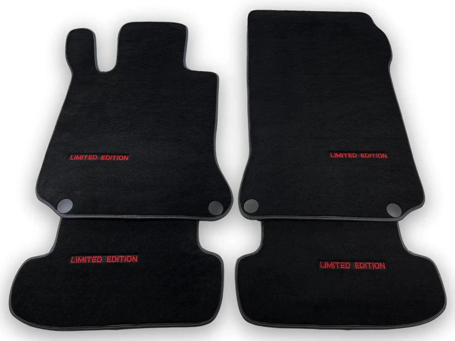 Black Floor Mats For Mercedes Benz EQB-Class X243 (2022-2024) | Limited Edition - AutoWin