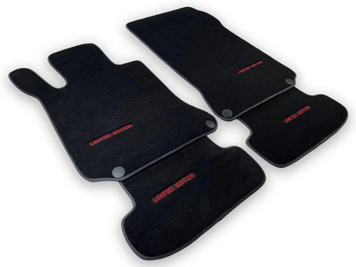 Black Floor Mats For Mercedes Benz EQC-Class N293 (2019-2023) | Limited Edition - AutoWin