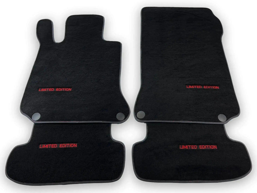 Black Floor Mats For Mercedes Benz GLA-Class X156 (2013-2017) | Limited Edition - AutoWin