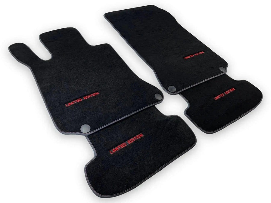 Black Floor Mats For Mercedes Benz GLA-Class X156 (2013-2017) | Limited Edition - AutoWin