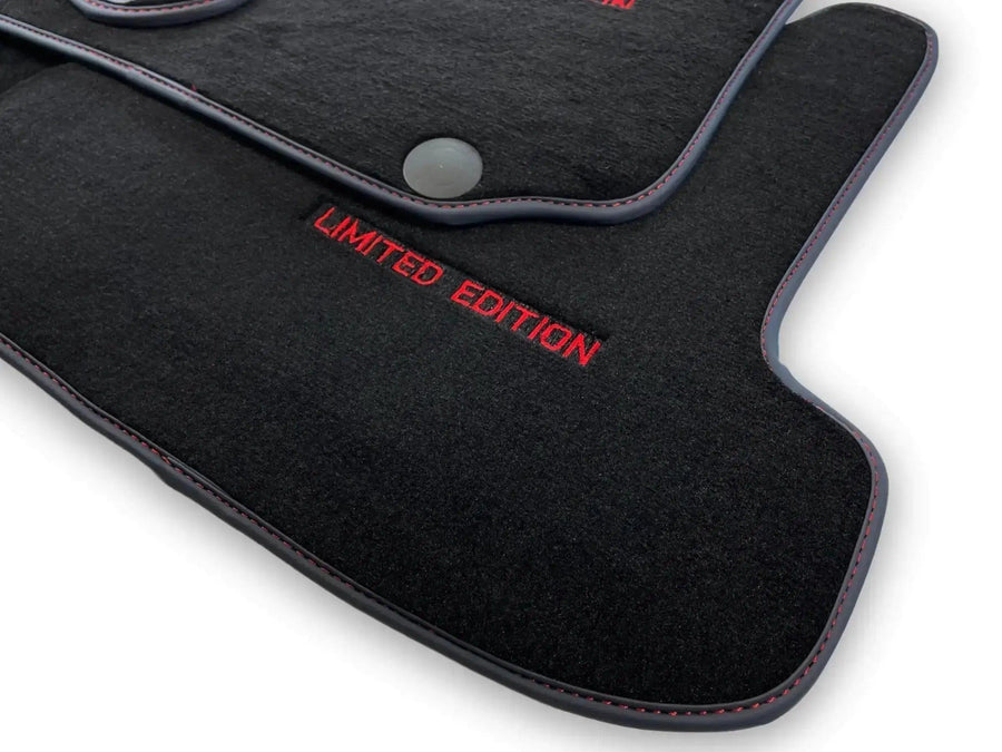 Black Floor Mats For Mercedes Benz GLA-Class X156 (2013-2017) | Limited Edition - AutoWin