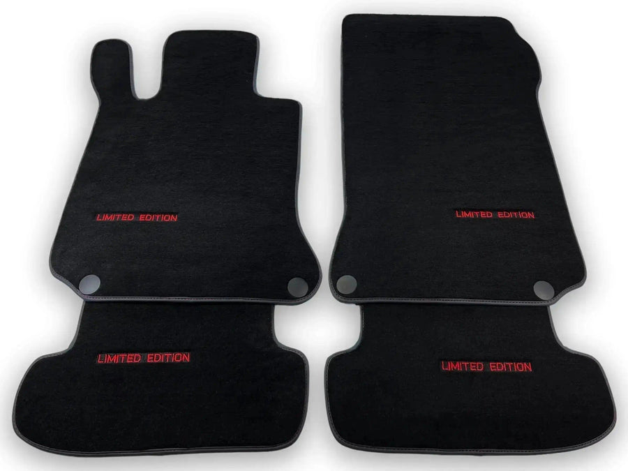 Black Floor Mats For Mercedes Benz GLA-Class X156 (2013-2017) | Limited Edition - AutoWin