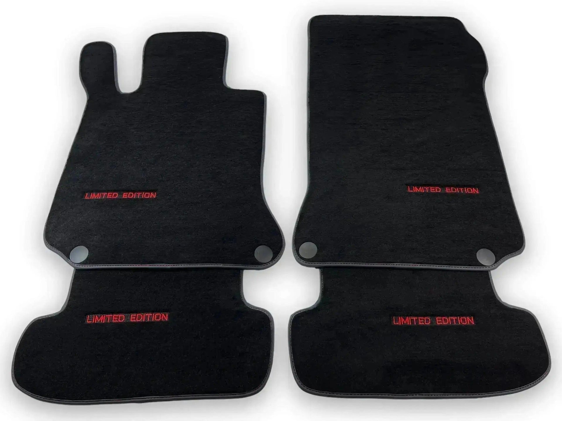 Black Floor Mats For Mercedes Benz GLC-Class X253 SUV (2015-2019) | Limited Edition - AutoWin