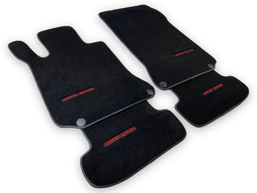 Black Floor Mats For Mercedes Benz GLC-Class X253 SUV (2015-2019) | Limited Edition - AutoWin