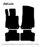 Black Floor Mats For Mercedes Benz GLC-Class X253 SUV (2019-2023) Hybrid | Limited Edition - AutoWin