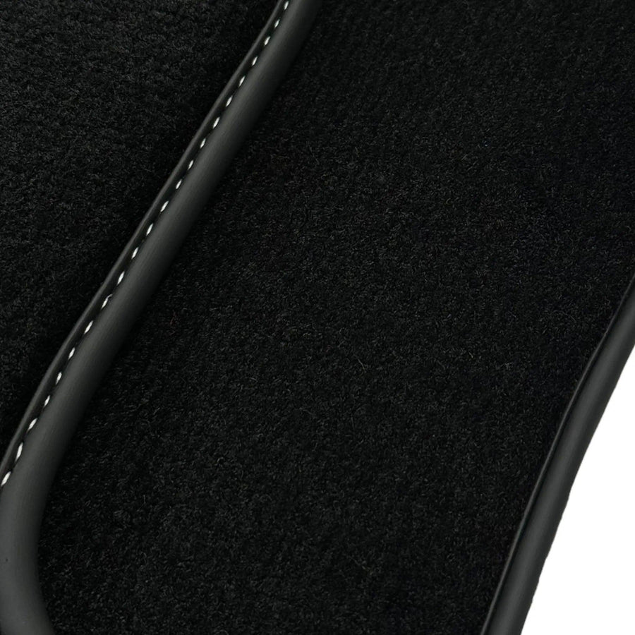 Black Floor Mats for Mercedes-Benz R107/C107 Coupe (1971-1989) - AutoWin