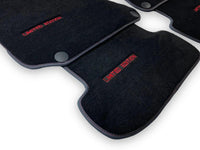 Black Floor Mats For Mercedes Benz S-Class C126 Coupe (1981-1991) | Limited Edition - AutoWin