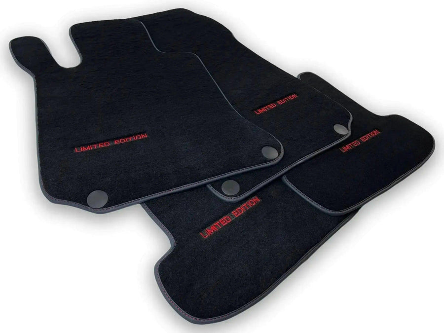 Black Floor Mats For Mercedes Benz S-Class V222 (2013-2020) Long Wheelbase | Limited Edition - AutoWin
