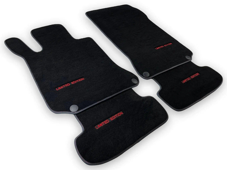 Black Floor Mats For Mercedes Benz S-Class V223 (2020-2023) Long Wheelbase | Limited Edition - AutoWin