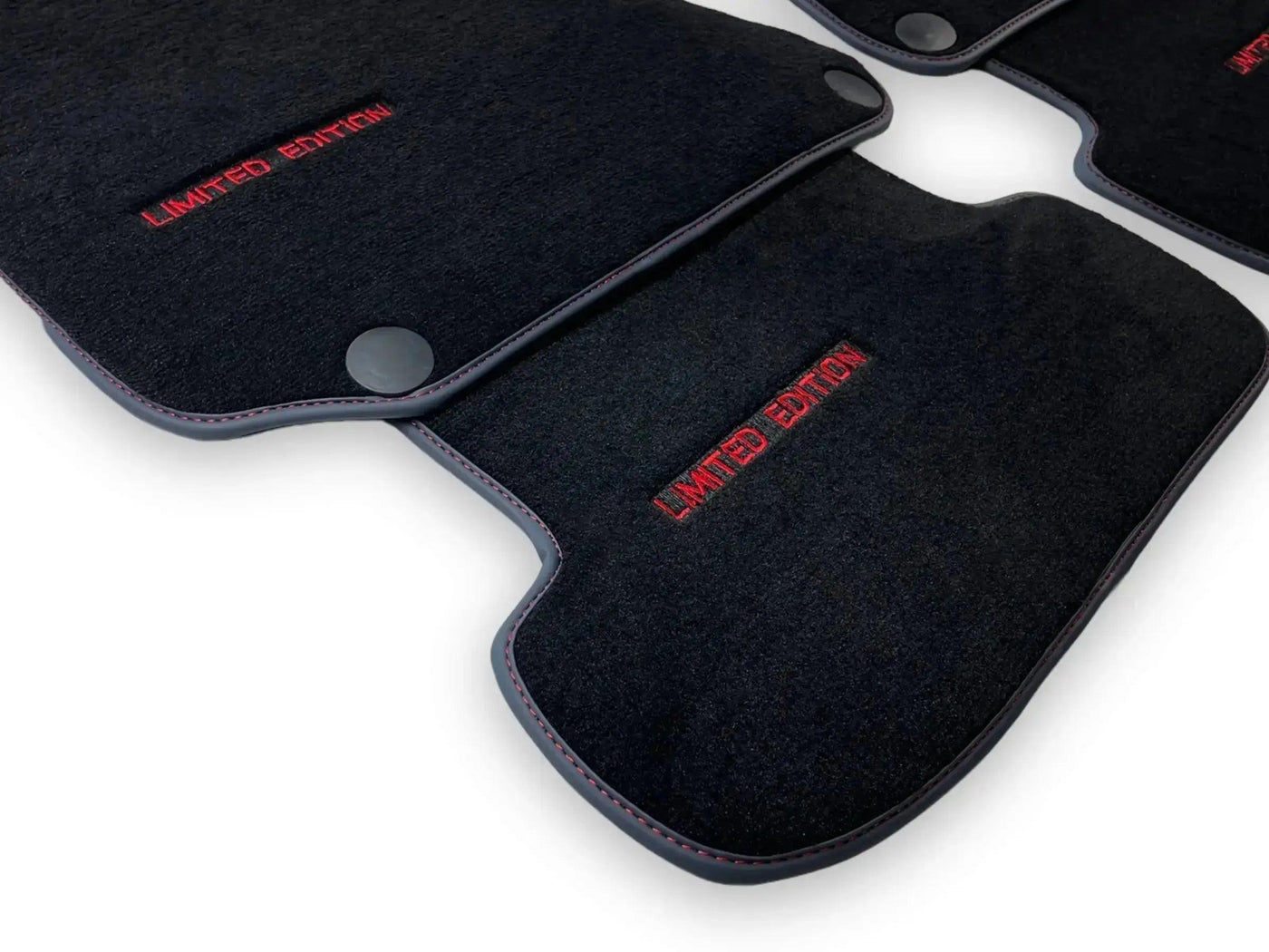 Black Floor Mats For Mercedes Benz S-Class X222 Maybach (2015-2021) | Limited Edition - AutoWin