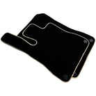 Black Floor Mats For Mercedes-Benz SL-Class R129 (1989-2001) Beige Trim - AutoWin