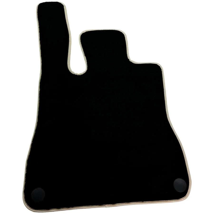 Black Floor Mats For Mercedes-Benz SLK-Class R170 (1998-2000) Beige Trim - AutoWin