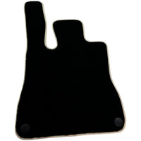 Black Floor Mats For Mercedes-Benz SLK-Class R170 (2000-2004) Beige Trim - AutoWin
