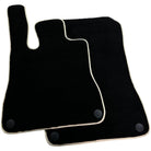 Black Floor Mats For Mercedes-Benz SLK-Class R171 (2004-2011) Beige Trim - AutoWin