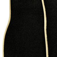 Black Floor Mats For Mercedes-Benz SLK-Class R172 (2011-2023) Beige Trim - AutoWin