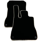 Black Floor Mats For Mercedes-Benz SLK-Class R172 (2011-2023) Beige Trim - AutoWin