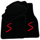 Black Floor Mats for Mini Cabrio R52 Convertible (2004-2009) - AutoWin